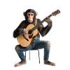 Monkey Gitarre