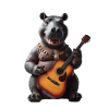 Nilpferd-Gitarre