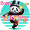 Panda heureux