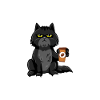 Katze Ich hasse Menschen BLACK