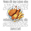 Schnitzel und Zitrone