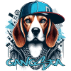 Beagle Gangsta Dog Cappy Gift