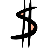 Dollar Sign / $ Dollar Symbol, Drawing