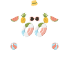 Swimming Water Garden Party