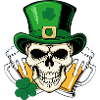 skull san patrick day