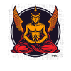 The Evil Side of the Buddha with Wings