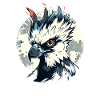 Raven, a fearsome harpy