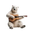 Ours polaire guitare