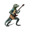 Lizard geko guitar