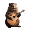 beaver groundhog guitar