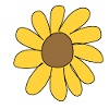 Blume Sonnenblume Symbol