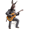 Grey donkey guitar