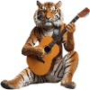 Tiger Jungle Guitar