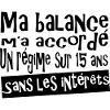 Régime sans intérêts