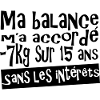 Régime 7 kg