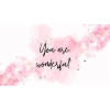 You are wonderful
