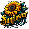 Sunflower Helianthus annuus in summer
