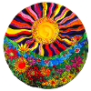 Cool sun motif