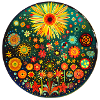 Cool sun motif