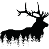 Hunter, Mountaineer, Hiker, Deer