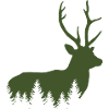 Hunter, Mountaineer, Hiker, Deer