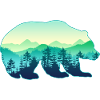 Hunter, Mountaineer, Hiker, Bear