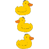 Three ducklings