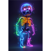 Neon Skeleton | AI
