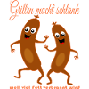 Lustige Würstchen Grillen