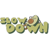 Slow Down Relax Avocado Retro Positive