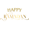 Happy Ramadan Golden