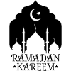 Ramadan Kareem Black