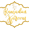 Ramadan Kareem Golden Logo