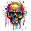 Popart Skull
