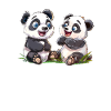 Panda Cub Panda géant japonais