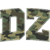 Military Camouflage Letter 3D