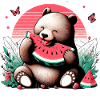 Watermelon Arbusik Bear Yummy Gift