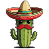 Cactus Fiesta Mexican Holiday Funny