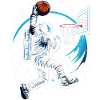Astronaut Slam Dunk Basketball