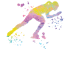 Speed skater Sportswoman Speed Skating