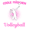 Cool Girl Playing Volleyball