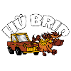 Sjov tegneserie Hest Bil Motor Hest Fan Hü Brid