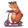 Capybara Scooter