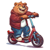 Trottinette de l’ours