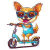 Chihuahua Scooter