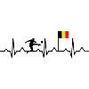 Football Belgium Heartbeat Pulse