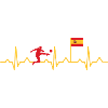 Football Heartbeat Spain Ekg