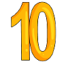 10 - dix - jaune