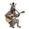 Zèbre guitare cheval