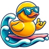 Surf's Rubber Duck